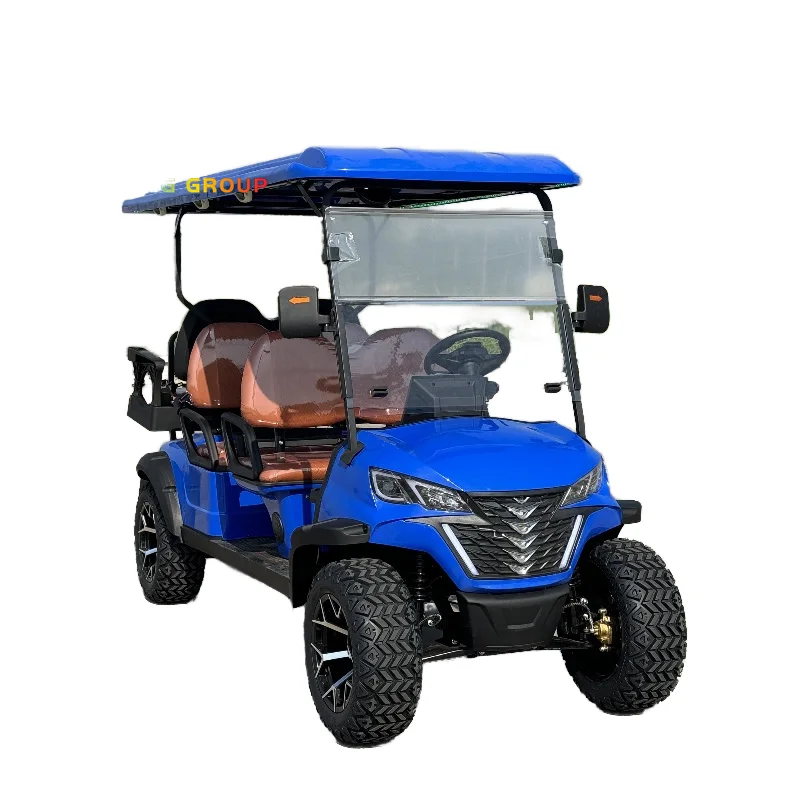 6 Seater 6 Person Battery Powered Golf Cart Made In China Electric Utility Vehicle