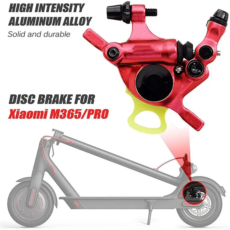 [NEW!ABKG】 HB100 Line Pulling Hydraulic Disc Brake Calipers Accessories For M365/Pro 1S Electric Scooter Rear Wheel Aluminum All