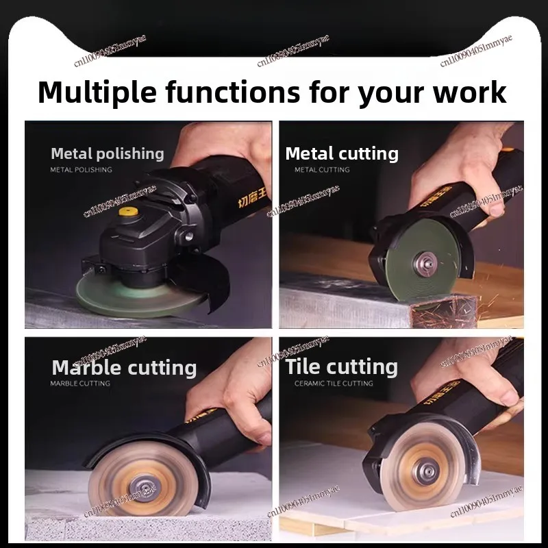 Cutting King HL1070 Angle Grinder Multifunctional Cutting Home High Power Polishing Grinder Power Tool