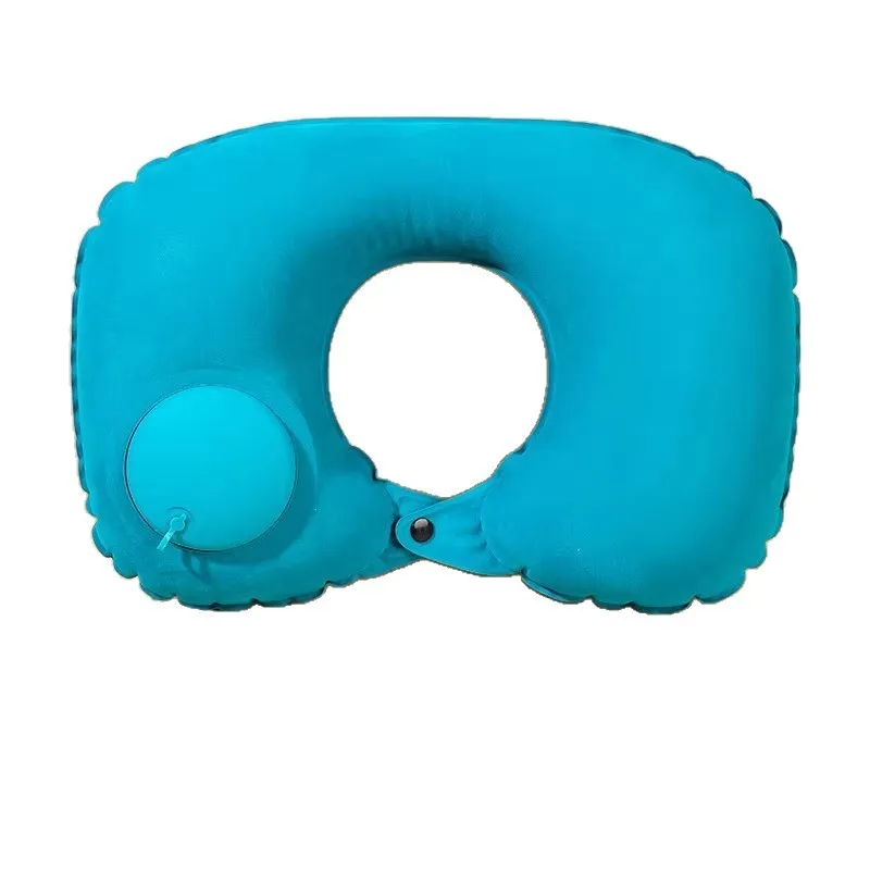 وسادة قابلة للنفخ على شكل حرف U، وسادة رقبة محمولة للسفر، وسادة على شكل حرف U للسيارة والطائرة، واقي للرقبة، وسادة رقبة للسفر #5