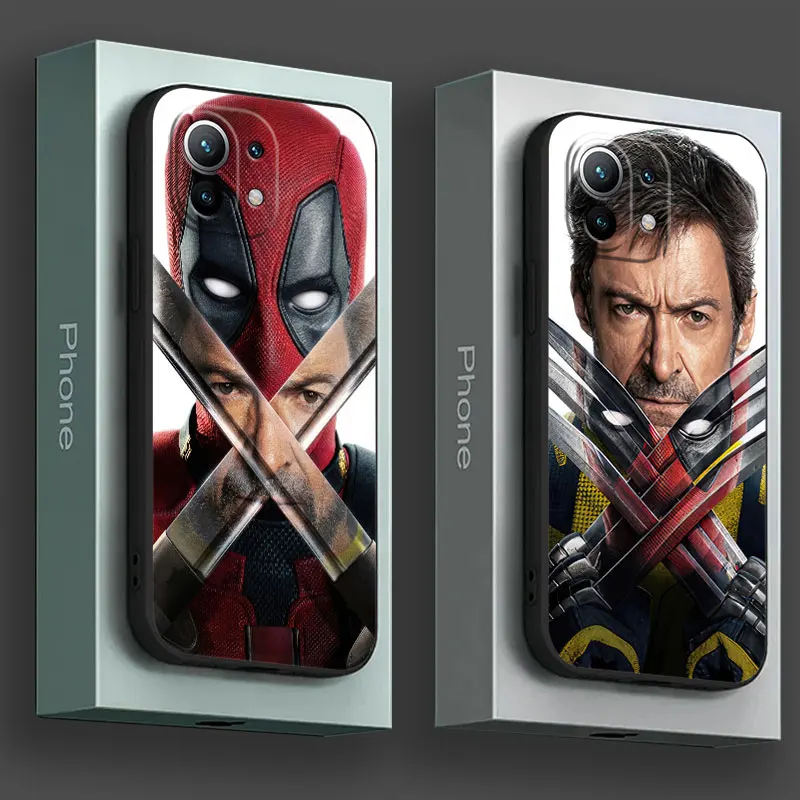 

Phone Case For Poco X8Pro Max X5 X6 X7 X8 M6 M7 M8 F6 F7 Pro F8 Deadpool Wolverine For Xiaomi 11T 13T 14T 15T Pro 15 Ultra Cover
