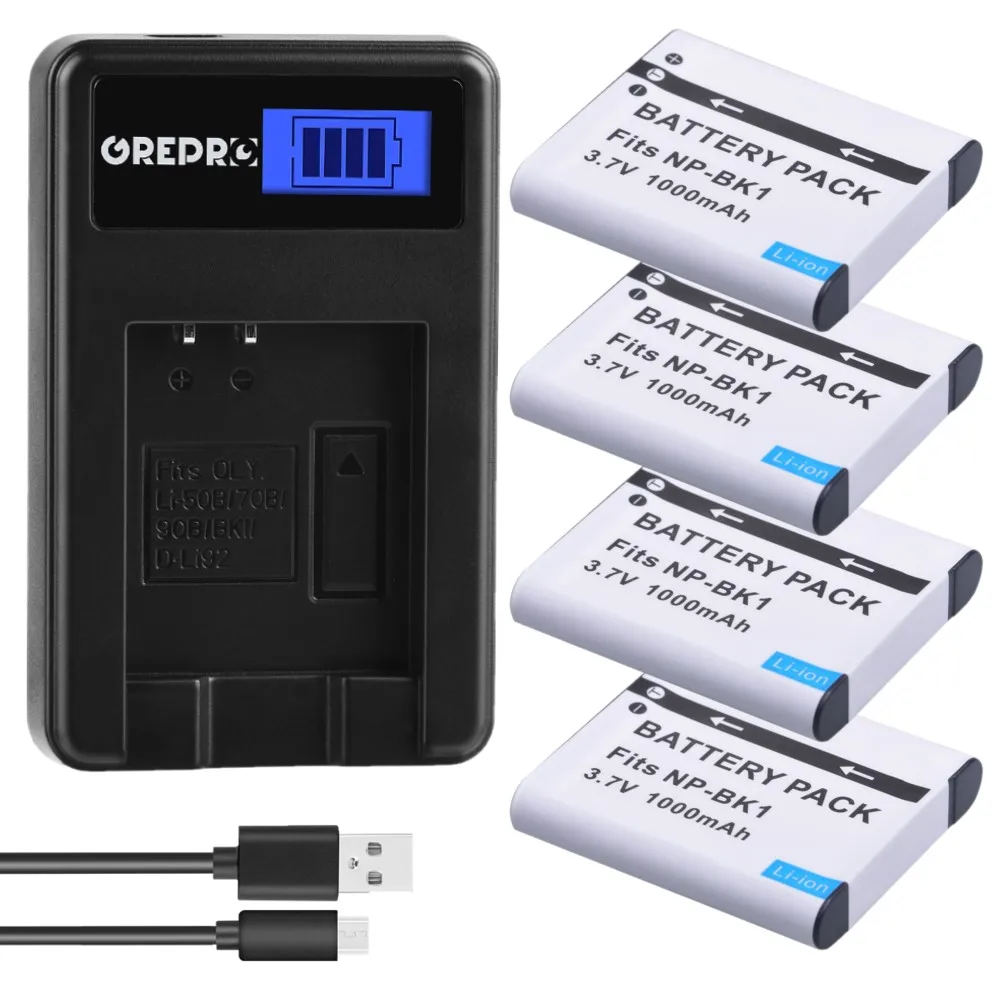 

NP-BK1 Battery and Charger for Sony Cyber-shot DSC-S750 DSC-S780 DSC-S850 DSC-S950 DSC-S980 DSC-W180 DSC-W190 DSC-W370