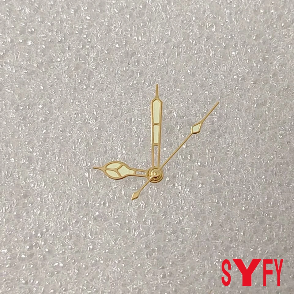 Green Luminous Modified Watch Metal Hands With Silver/Gold Borders Suitable For NH35/NH36/4R/7S SEIKO Movement Watches Pointers