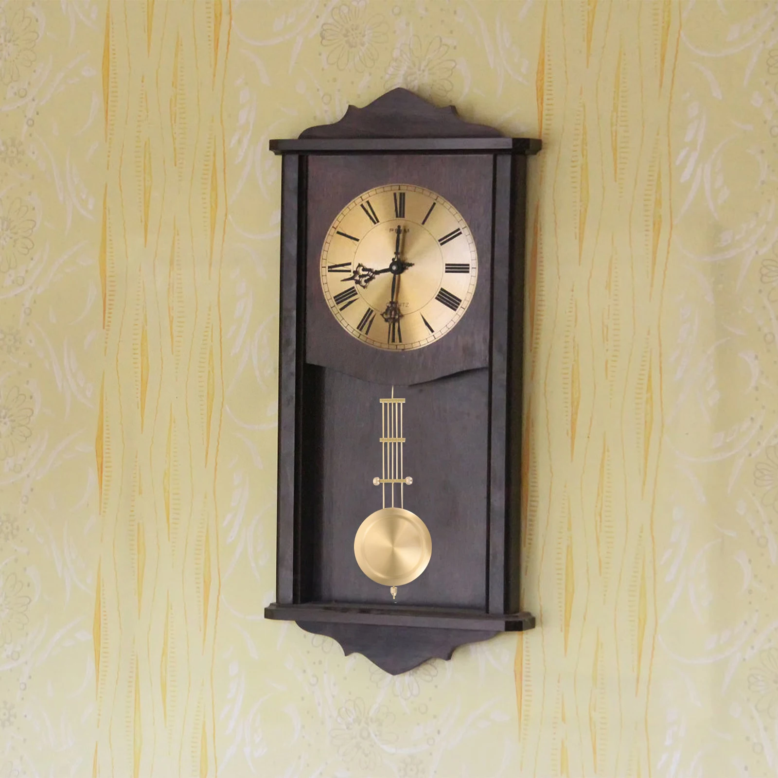 

Gold Wall Pendulum Parts Metal Clock Supply Replacement DIY Quartz Mechanism Accessories Clock Supplies