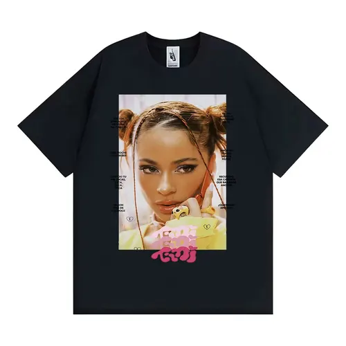 Imagen 2 del producto Tini Stoessel álbum 2025 Tour mismo estilo camiseta hombres mujeres moda estética manga corta Camisetas verano cuello redondo camisetas de algodón