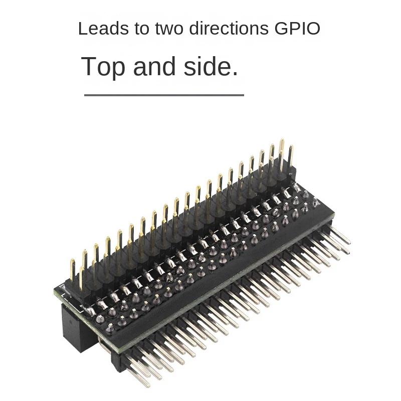 40Pin GPIO Edge Expansion Board For Raspberry Pi 4B/3B+/3B/2B /Zero One-To-Two 40Pin Side Pin Header Multiplexing