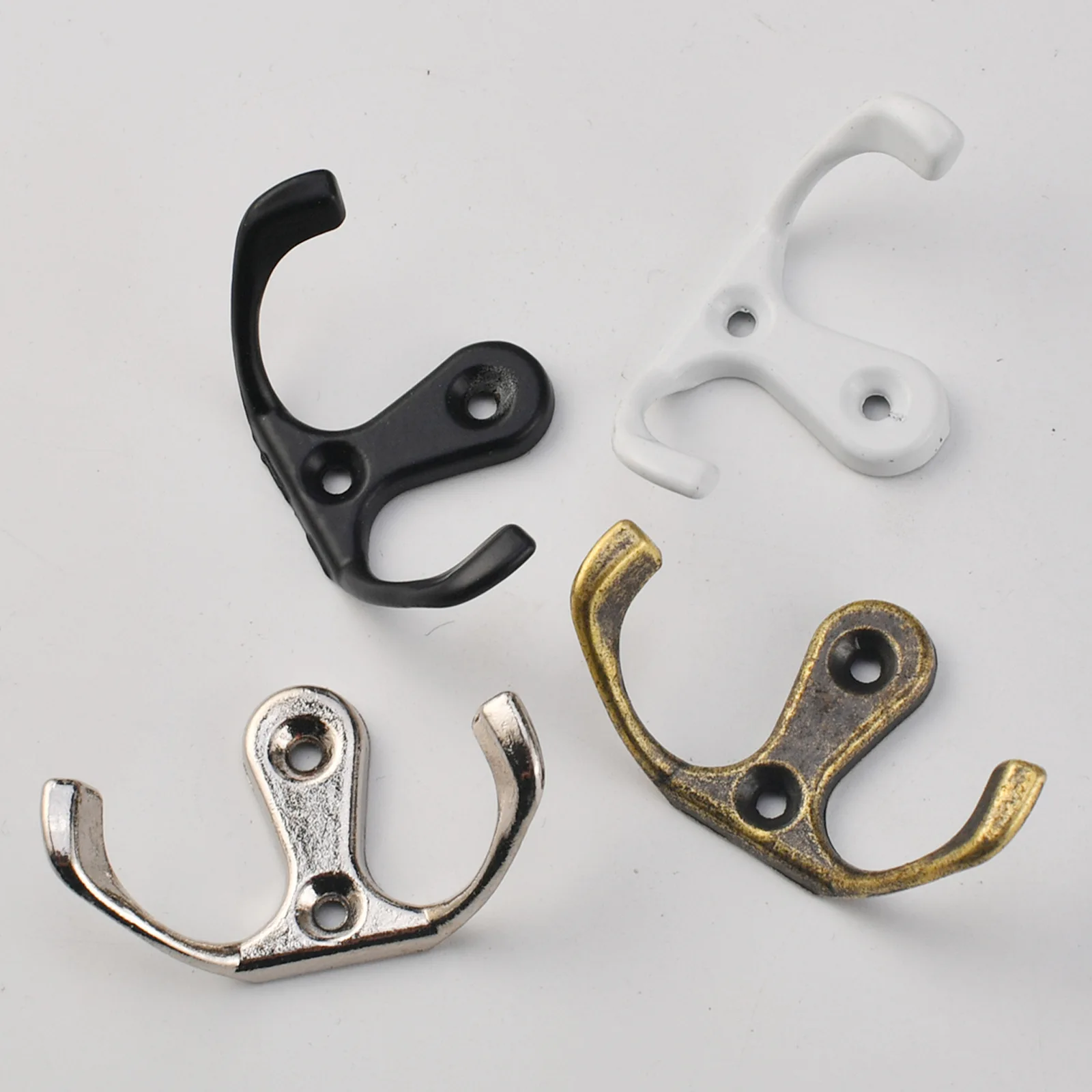 Cross-border modern simple cabinet wardrobe hook kitchen bathroom wall hook furniture coat hat double hook accessories
