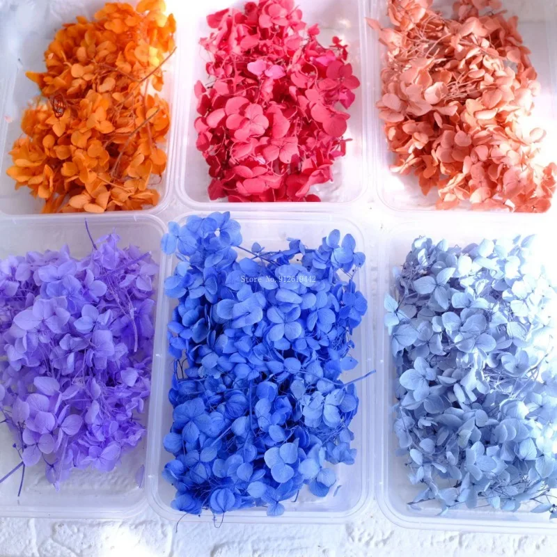 5g/100g Hydrangea Flower Simulation Petals DIY Christmas Party Decoration Holiday Gift Handmade Decoration Supplies Materials