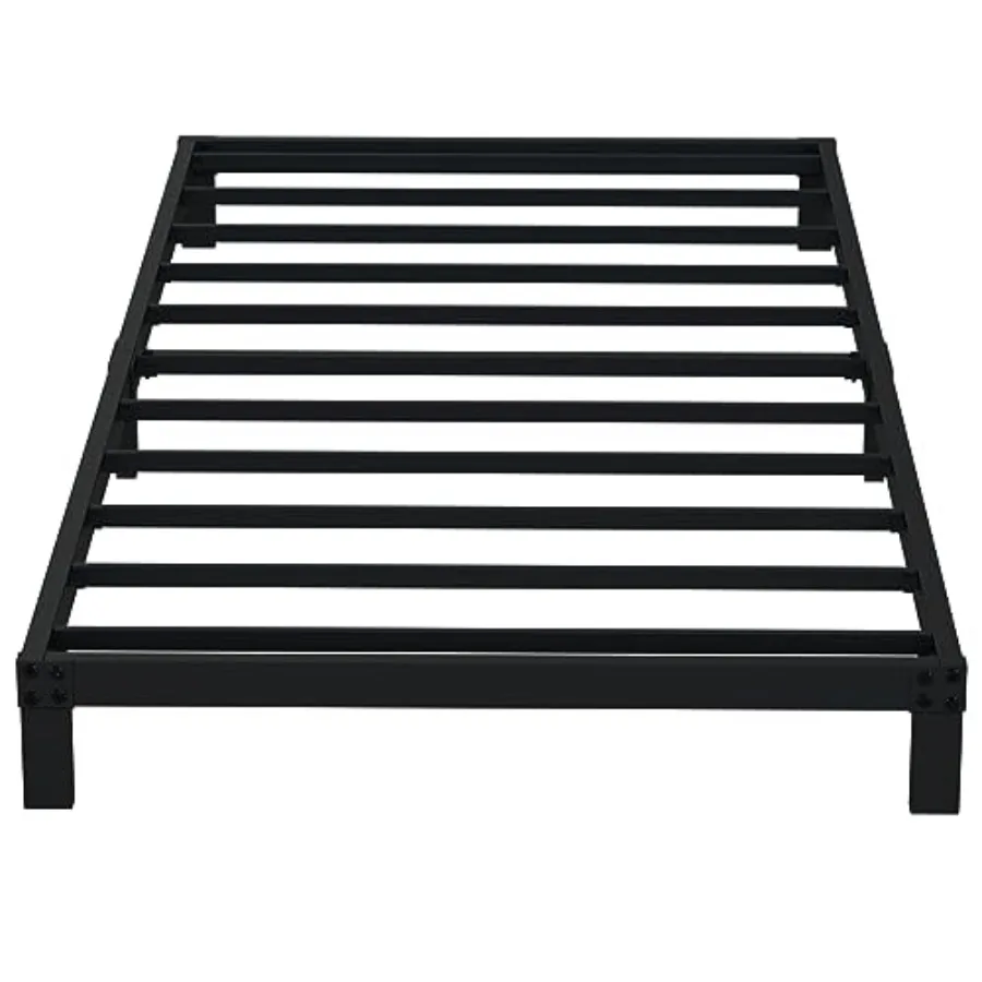

6 Inch Twin XL Bed Frames No Box Spring Needed Heavy Duty XL Twin Metal Platform Bed Frame Noise Free Easy Assembly Black