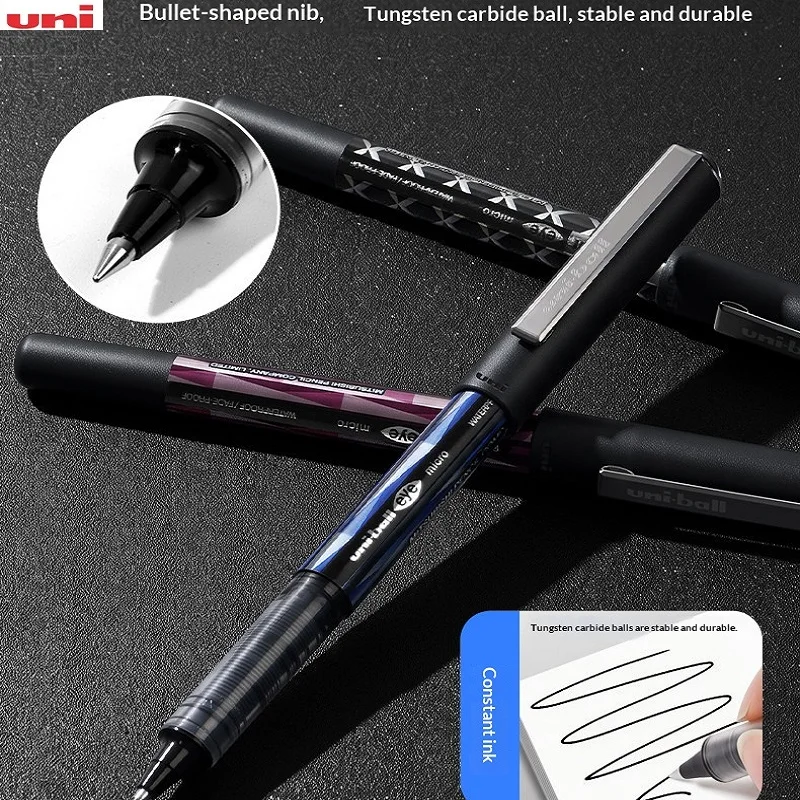Uni-ball UB-150 Direct Lliquid Gel Pens 1800m Writing Length Waterproof Lightfast Ultra-large Capacity 0.5 Quick-dry Signature