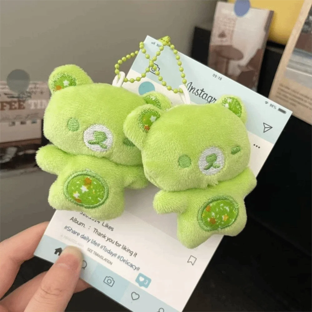 

Новый брелок серии Dopamine Rilakkuma с мультяшным мягким медведем, брелок для ключей с куклой Lazybear, брелок для ключей, декор