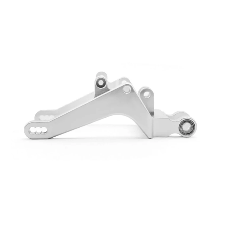 Culbuteur de fourche arrière en métal argenté spécial pour Kyosho NSR500 RC, accessoires de voiture jouet de moto télécommandée, 1/8, 1 PC