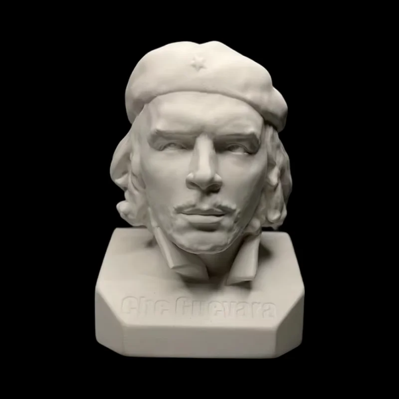 Che Guevara Cuban Hero Gypsum Art Figurine Character Model Sculpture Desktop Home Decoration Ornaments Wine Cabinet Bookshelf