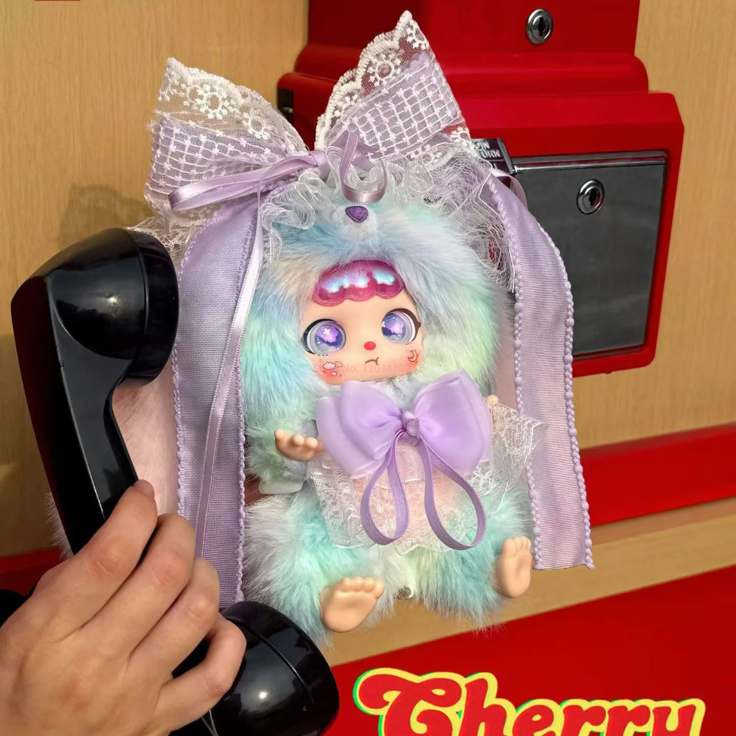 ベイビー スリー ホット ビニール ブラインドボックス ケビドウ 小さなウサギ トレンディ プレイ ペンダント キュート シリーズ コレクタブル ガールズ バースデー 新しいキーホルダー ギフト