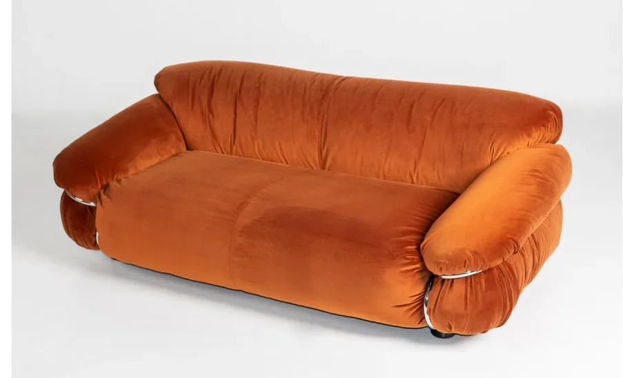 

For Modern Design Velvet Sofa Tacchini Sectional Sofa High Quality Foam Fabric Living Room Sofa