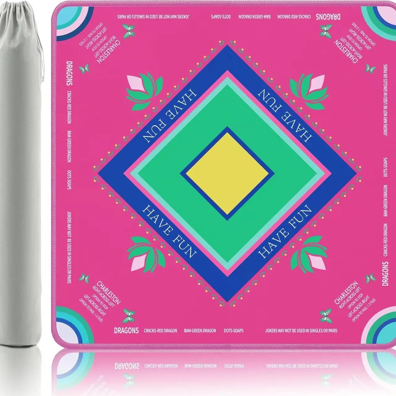 

Cross-border Hot Selling Poker Mat, Oversized Hemmed Wear-resistant Anti-slip Mahjong Pad, Simple Chip Game Mat