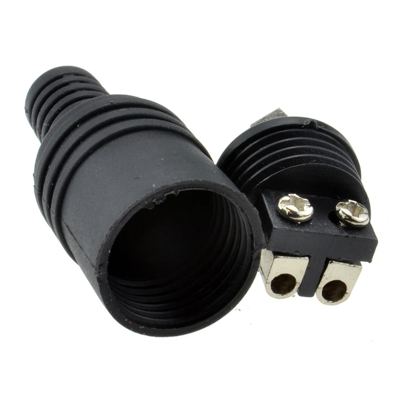 2 pin DIN Plug Speaker and HiFi Connector Screw Terminals [2 Pack]