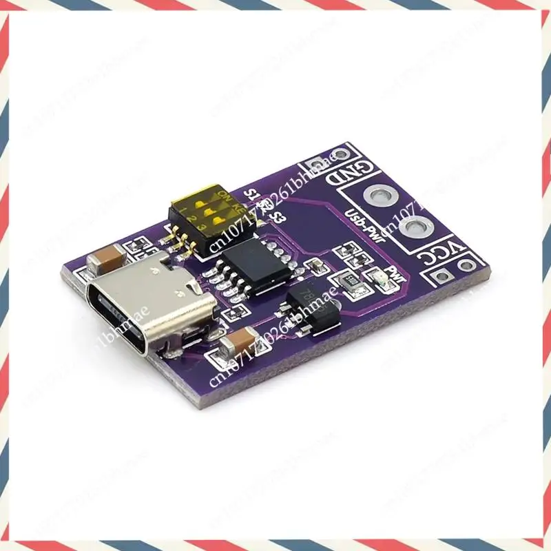 -A21Z 1Pcs Type-C QC PD2.0 PD3.0 To DC Spoof Fast Charge Trigger Poll Detector USB-PD Notebook Power Supply Change Board