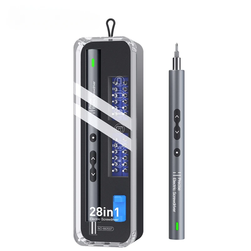 350mah Li-on Battery Mini Precise Electric Screwdriver 0.4-0.5n.m Torque Screw Driver Set for Computer Cellphone KS-882037-N30