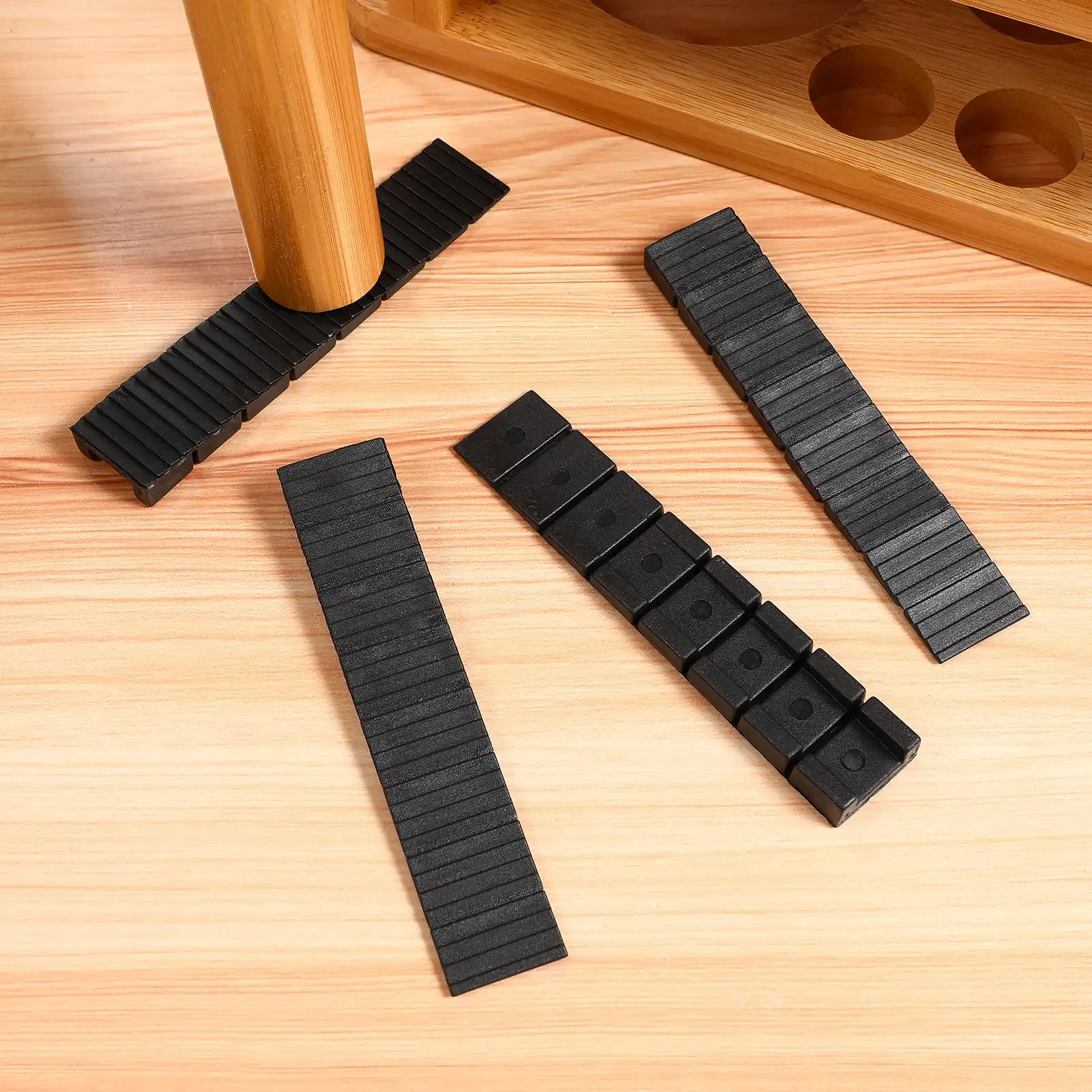 

20 Pcs Furniture Balance Shims Levelers Plastic Spacers Wedges for Home Table Closet Rubber Gasket Adjustable Feet Padding