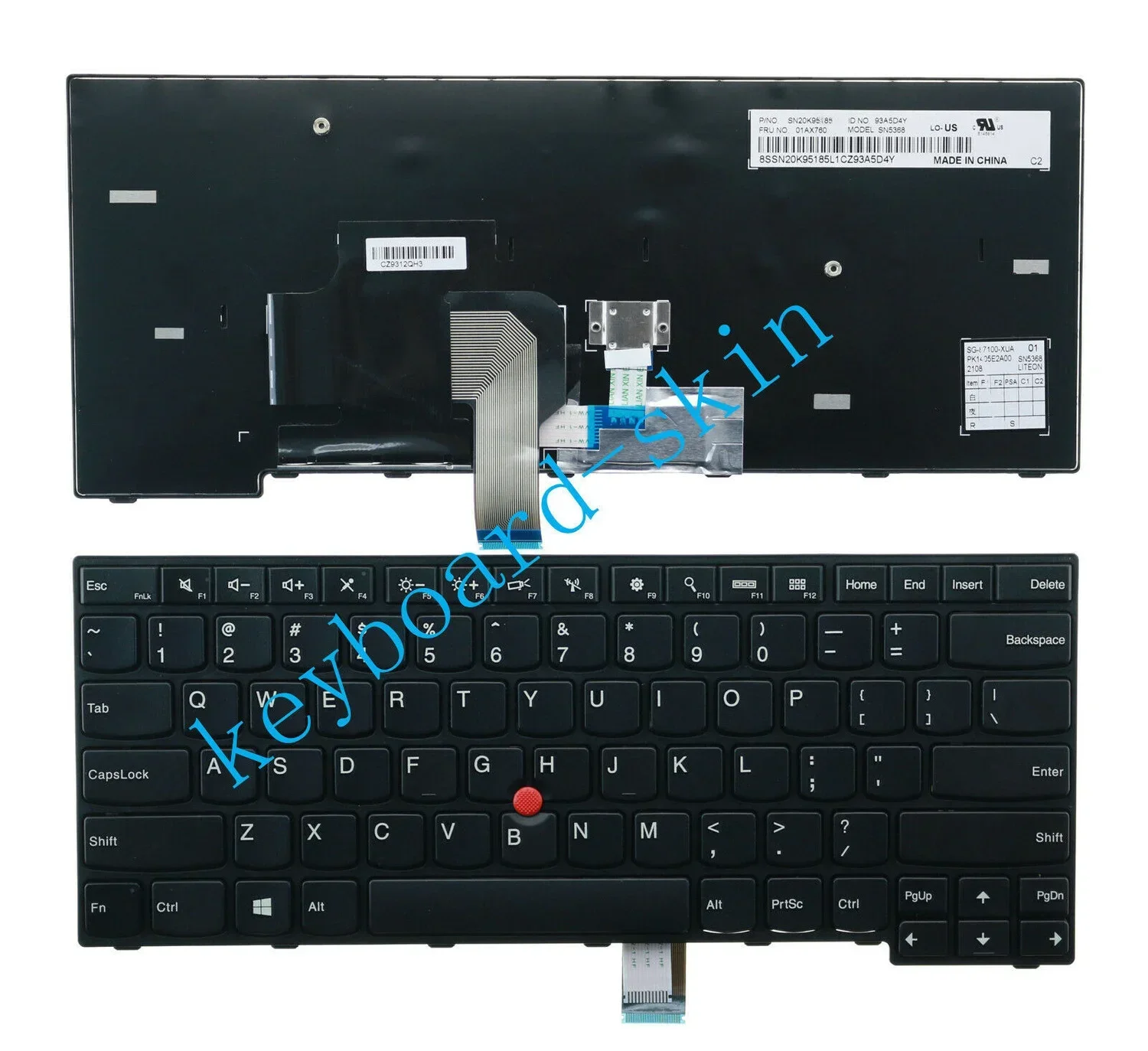 New Us No-Backlit K…
