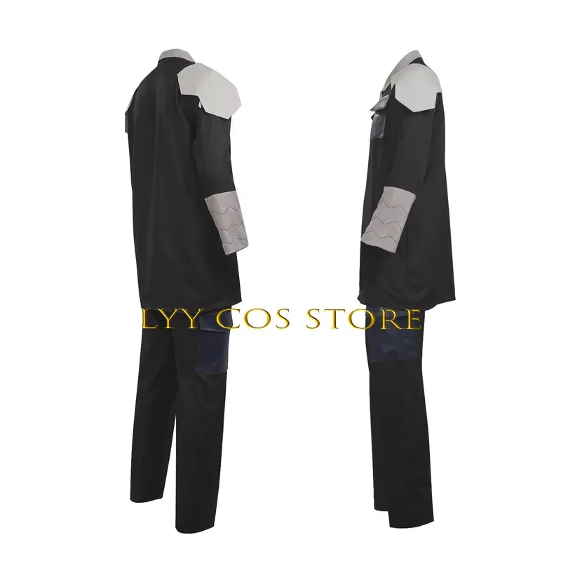 시야오 시노미야 코스프레 애니메이션 8호 할로윈 의상 남성 괴수 무기의 전사 8 시노미야 이사오 의상 유니폼 가발 세트