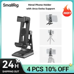 SmallRig Phone Tripod Mount,Phone Holder with Quick Release Adapter for Arca-Swiss, Multifunctional Phone Holder for Arca Tripod