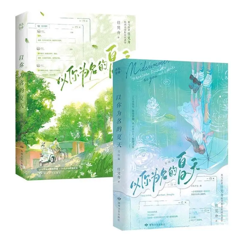 Pure Youth Campus Fiction Book The Summer Named After You Sunshine Boy & Quiet Girl Novel Set