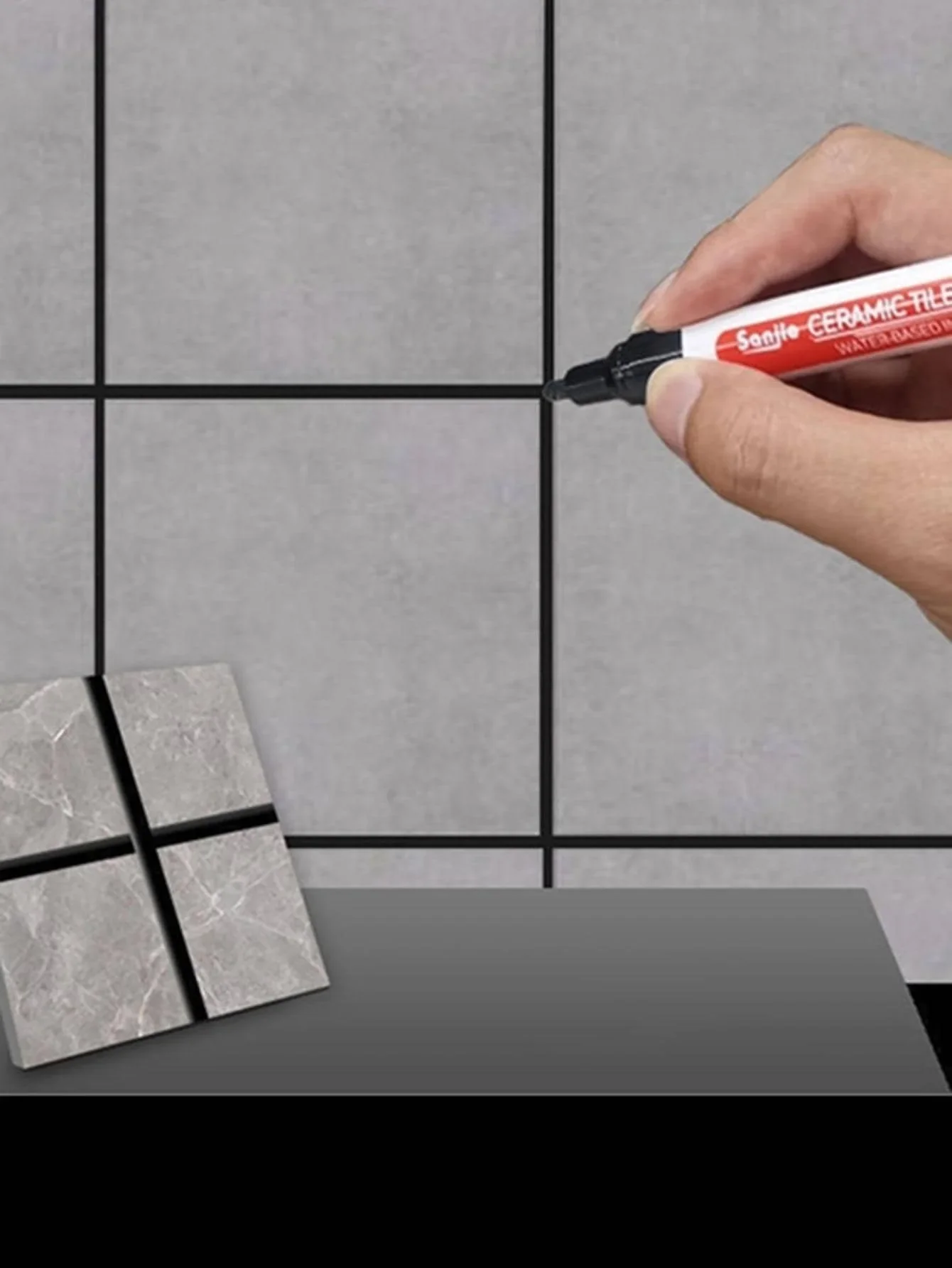 1/5/10/30PC Keramische tegels badkamer muur vloertegel kloof kleur reparatie anti-schimmel waterdicht whiteboard kleur reparatie pen - afbeelding 1