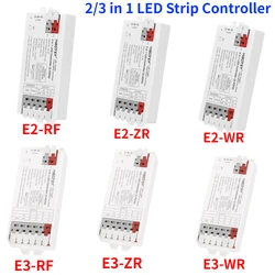 Miboxer 2/3 w 1 kontroler LED WiFi Zigbee 3.0 + 2.4G dla pojedynczy kolor/podwójnego białego/RGB/RGBW/RGB + CCT DC12-24V światła LED