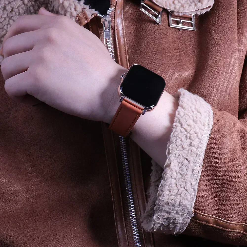 20/22 مللي متر حزام من الجلد لساعة سامسونج 7/6/4/5 40 44 مللي متر 43 مللي متر برو 45 مللي متر سوار لساعة جالاكسي 4 كلاسيك/نشط 2/3 46 مللي متر