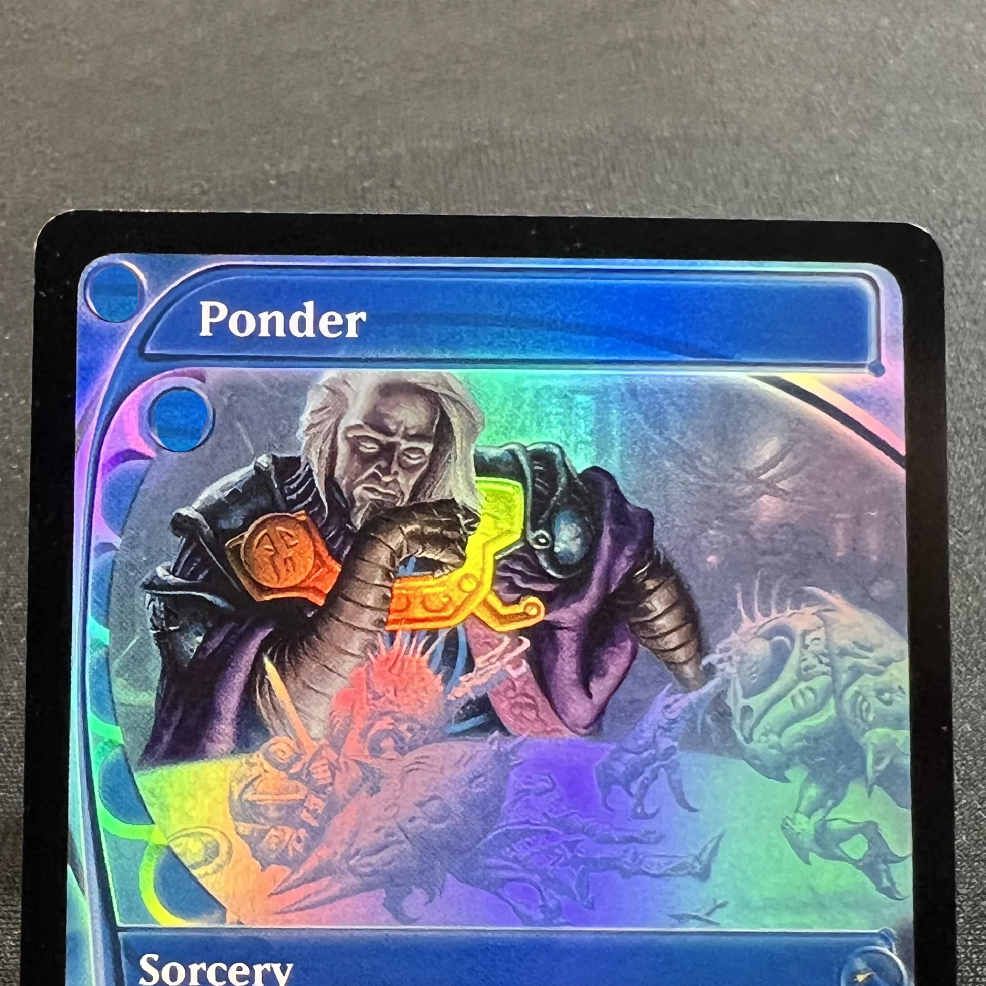 Edgar Mark Necrodual INR GaeaCradle Nykthos Theros Foil TCG مخصص الإنجليزية بطاقة جودة مجلس لعبة ببطاقات ورقية التداول
