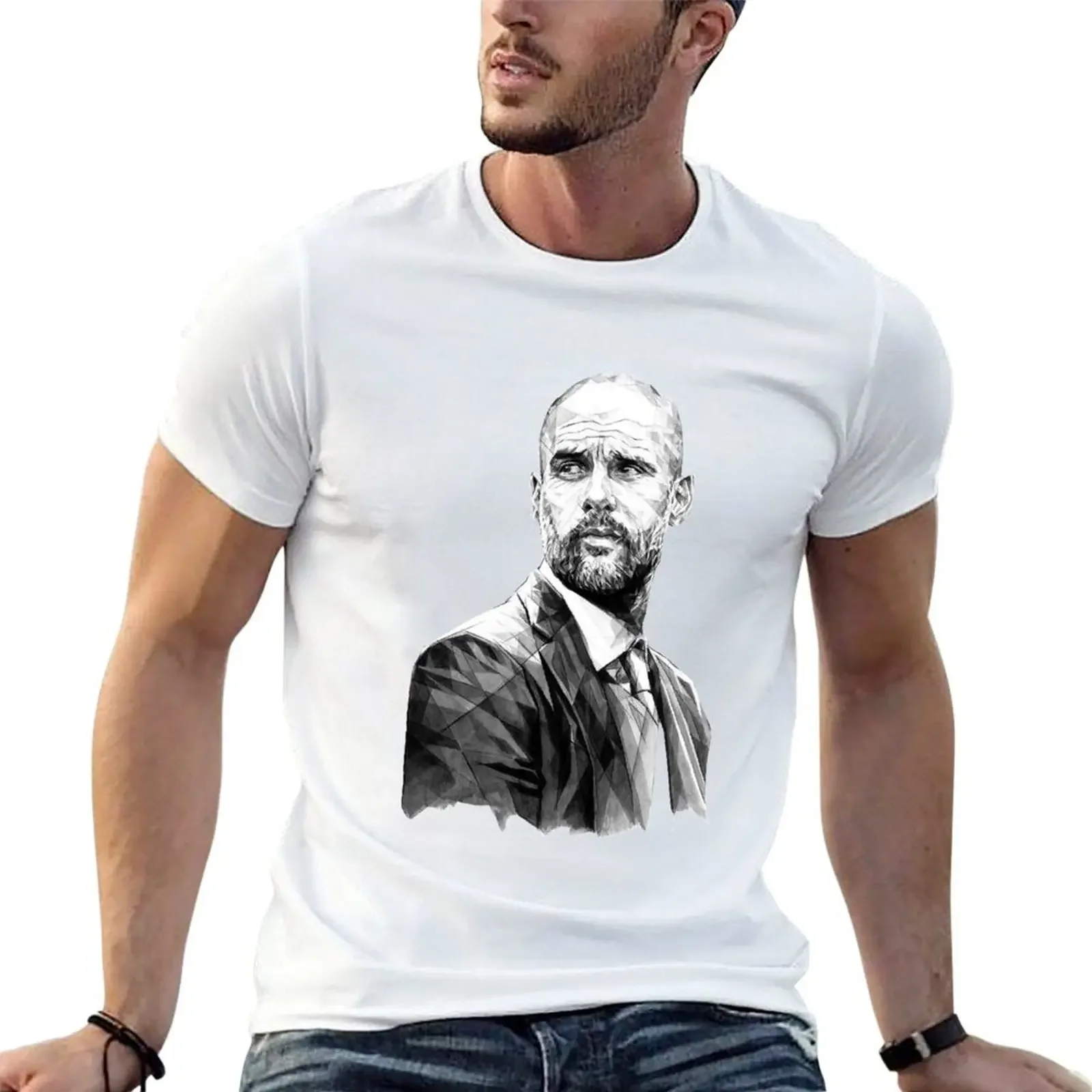 Art Guardiola Illustration T-shirt oversizeds anime sublime Blouse t shirts for men cotton