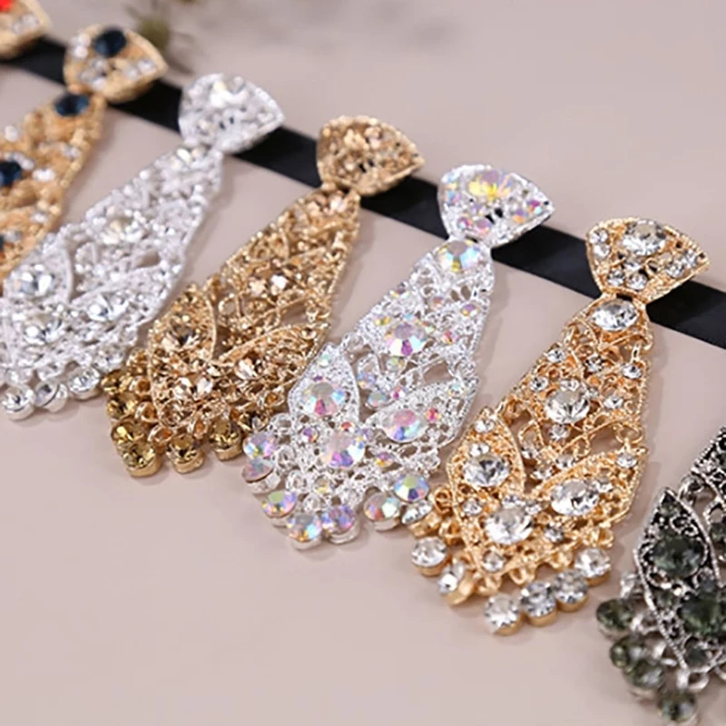 Krawat Gentleman & Lady Diamond Crystal, elegancki metalowy krawat do formalnych zadań biznesowych