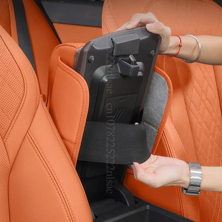 For BYD Sea lion 07 Sealion 7 Armrest Box Booster Pad Car Tissue Box Organizer Storage Box Elbow Rest Center Console Organizer