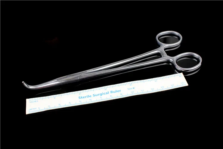 JZ oral cavity Otorhinolaryngology ENT Surgical instrument medical separate Tonsil Hemostatic forcep large curved Vascular clamp
