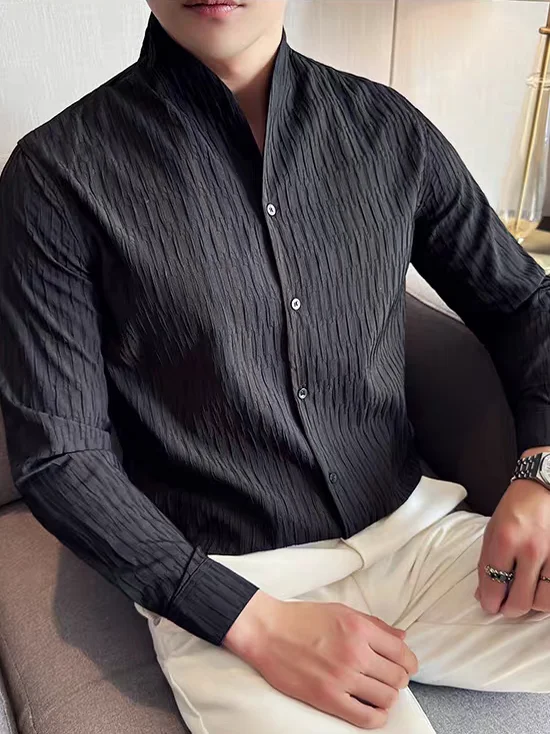 Camicia Slim Fit a Maniche Lun - Embroidery Uniforms recensione e prezzo
