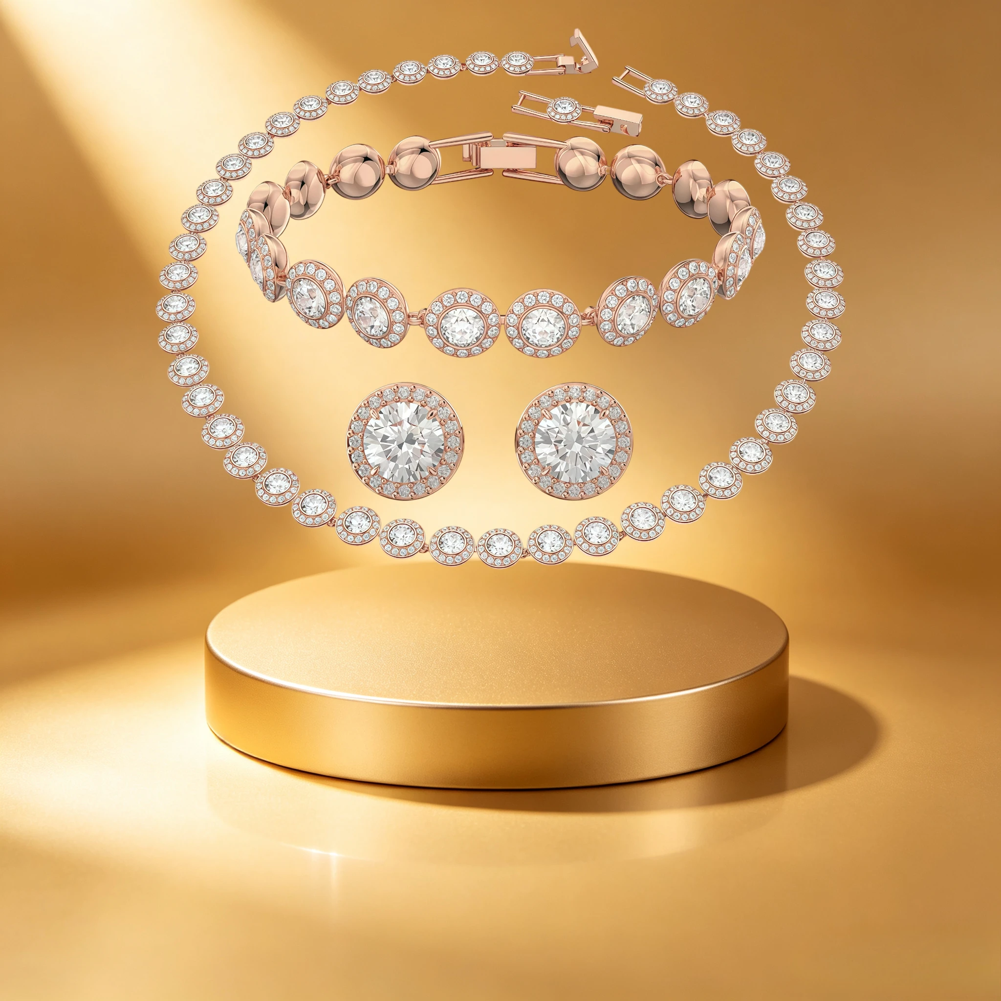 2026 New Original High Jewelry Set Collection Charming for Women Necklace Earrings Bracelet Best Wedding Gift