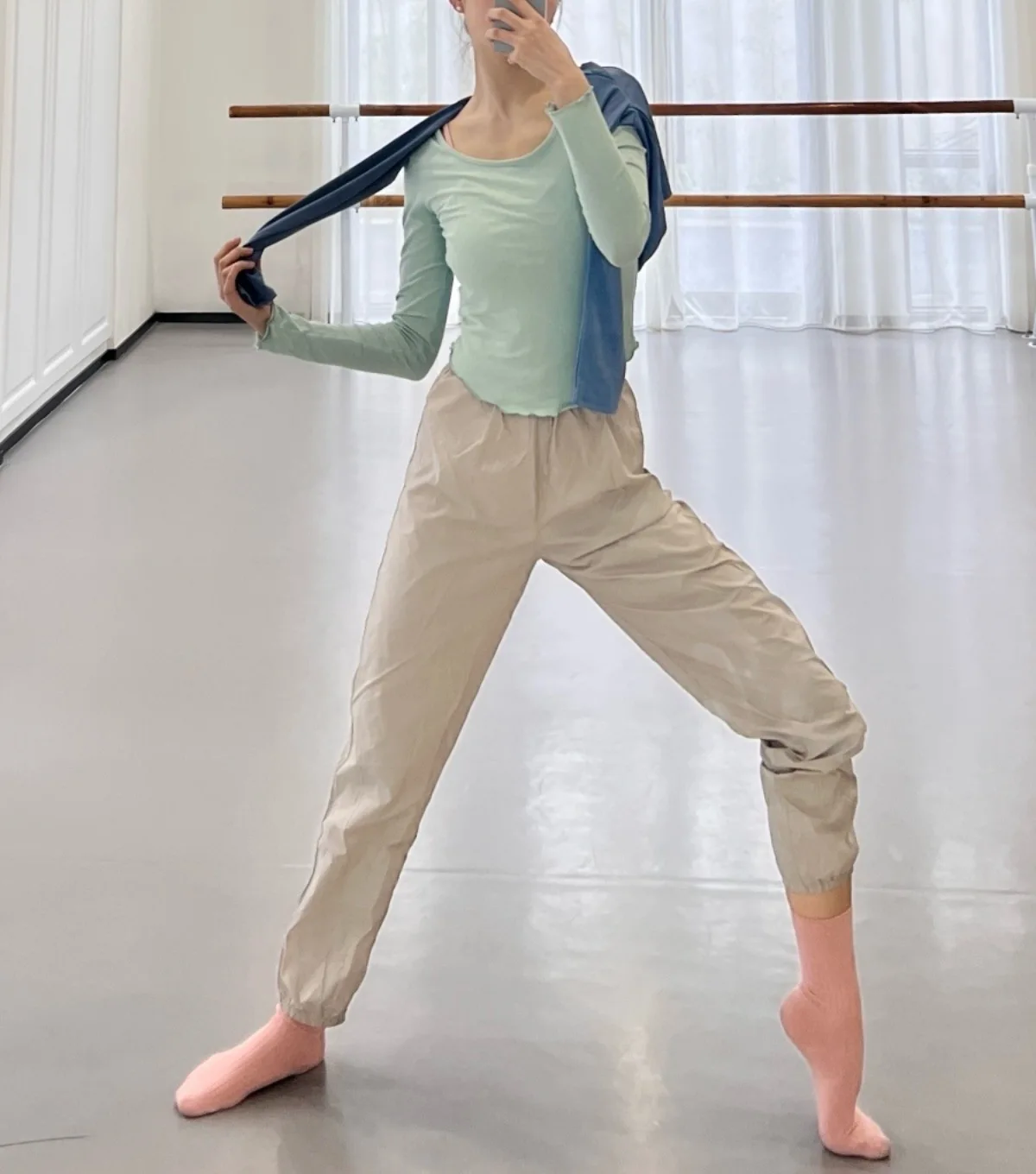 Balletdansbroek 2024 Gymnastiek Outdoor Dancing Pant Losse Joggingbroek Lichtgewicht Sneldrogende Warming-Up Broek