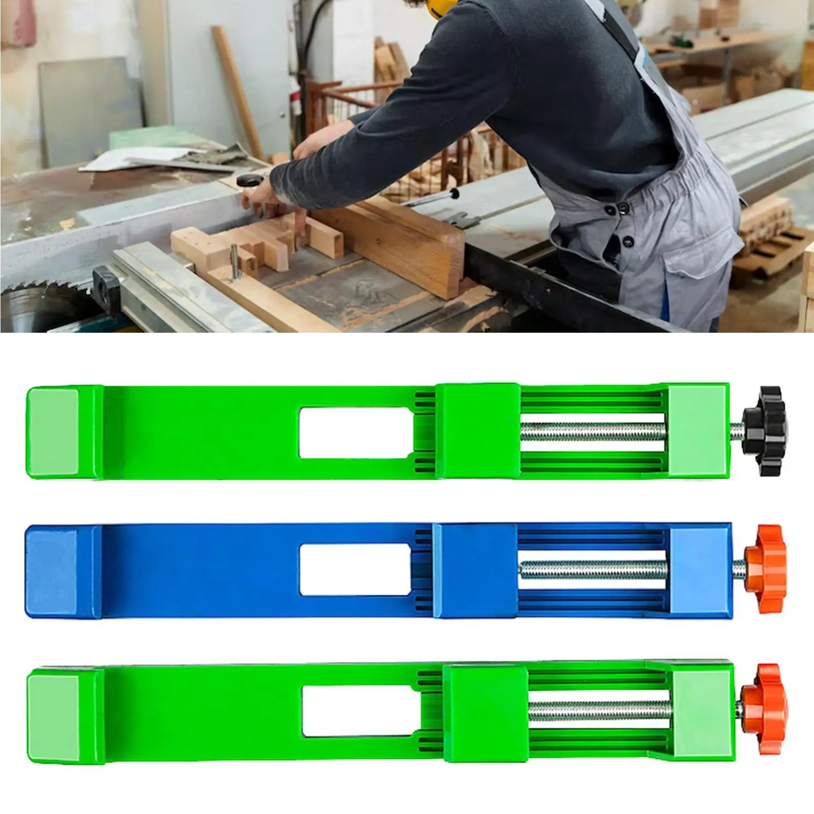 

Cutting Machine Base Guide Plate Adjustable Sturdy Bidirectional Reverse Buckle Electric Circular Saw Milling Positioning Clamp