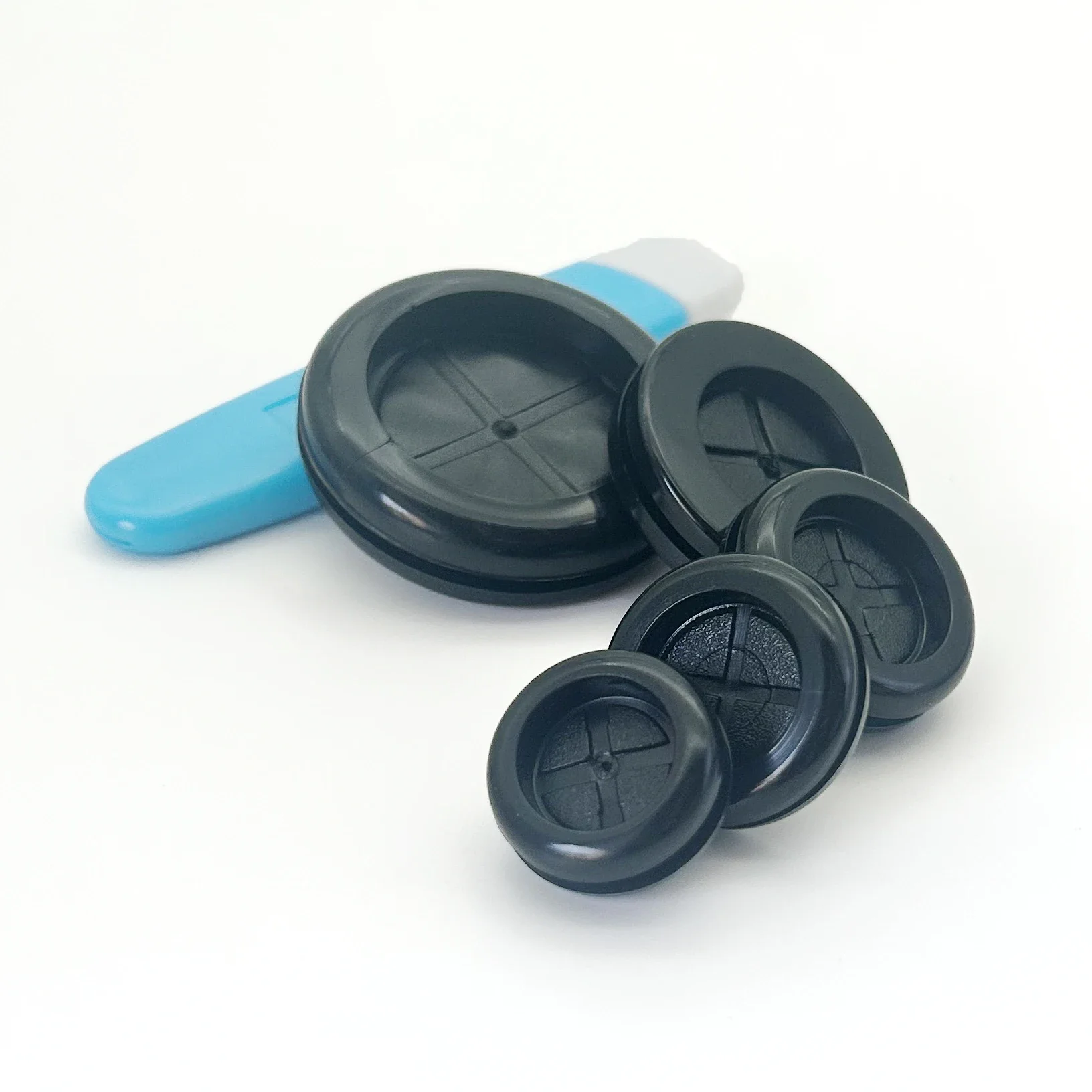 

45PCS Black Rubber Grommet Assortment Kit Flame Retardant Dustproof Insulating Hole Plugs Washers for Electrical Appliances/Car