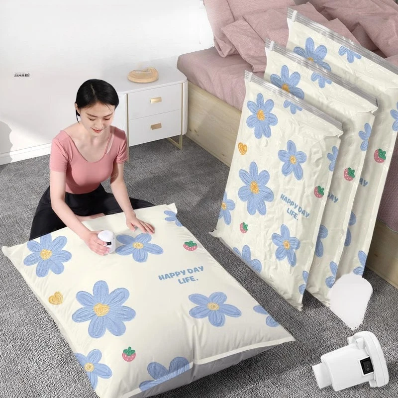 

Вакуумный компрессионный мешок для дома, специальный большой мешок для хранения одеял, органайзер для одежды для переезда и путешествий