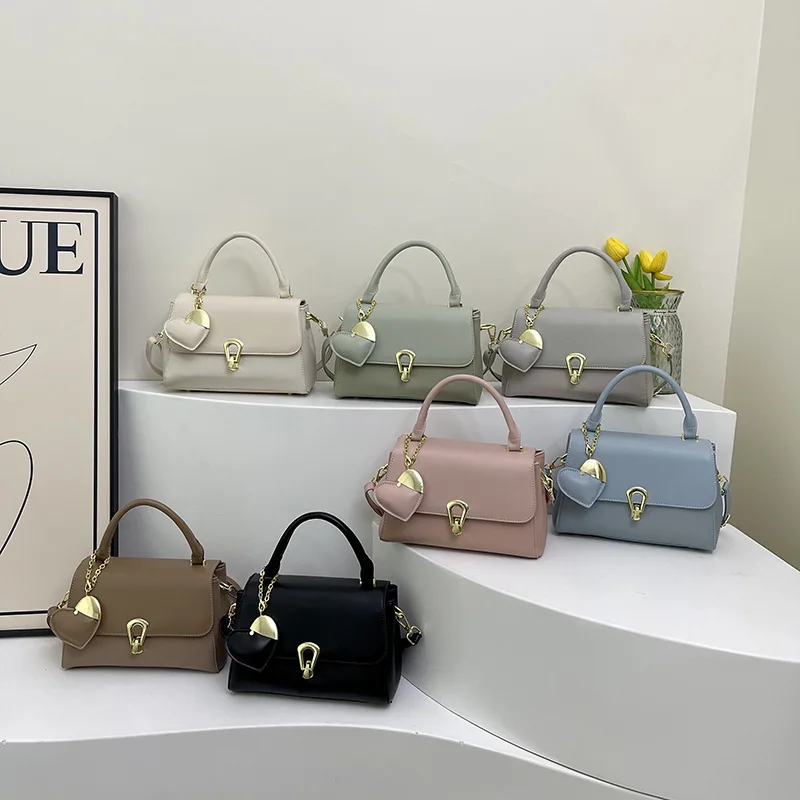 

‌2025 SS Double Layer Simple Fashion Handbag Women, Trendy Commute Shoulder Crossbody Purse with Premium Texture