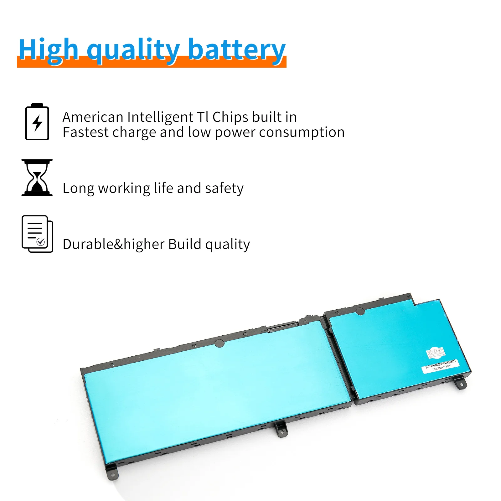 95WH PKWVM – bateria do laptopa, kompatybilna z modelami DELL Precision 7550, 7560, 7750, 7760, seria P44E, P93F, C903V, CR72X, 17C06, 0CR72X. — zdjęcie produktu 3