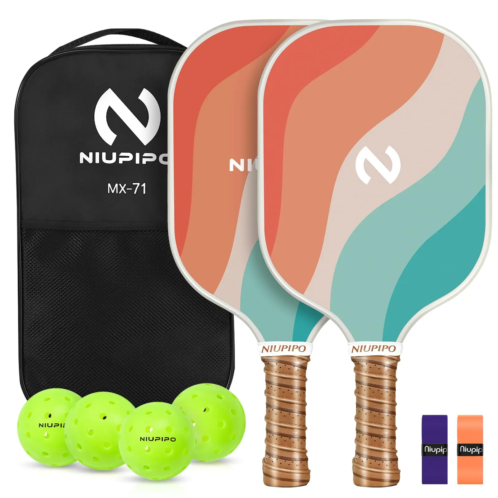 gradient-wave-pickleball-paddles-set-2-player-kit-with-4-pickleballs-carry-bag-perfect-for-beginners-casual-play