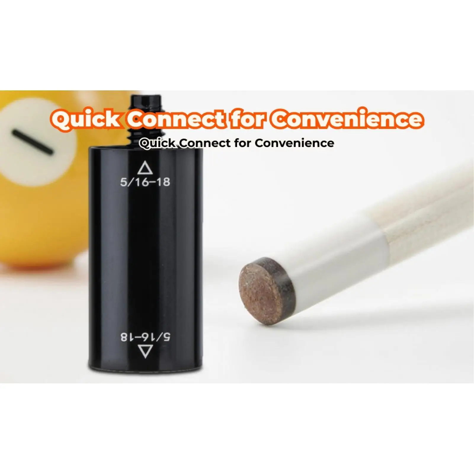 Billiards Cue Extension Aluminum Joint Adapter Lengthening Rod for Pool and Snooker Cue Accessories Supplies