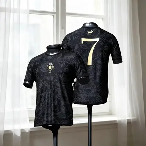 2026 Ronaldo Football Jersey for Men's Summer Sports Soccer Training Quick-Dry Tops Clothing No 7 Portugal Family Kids Tees