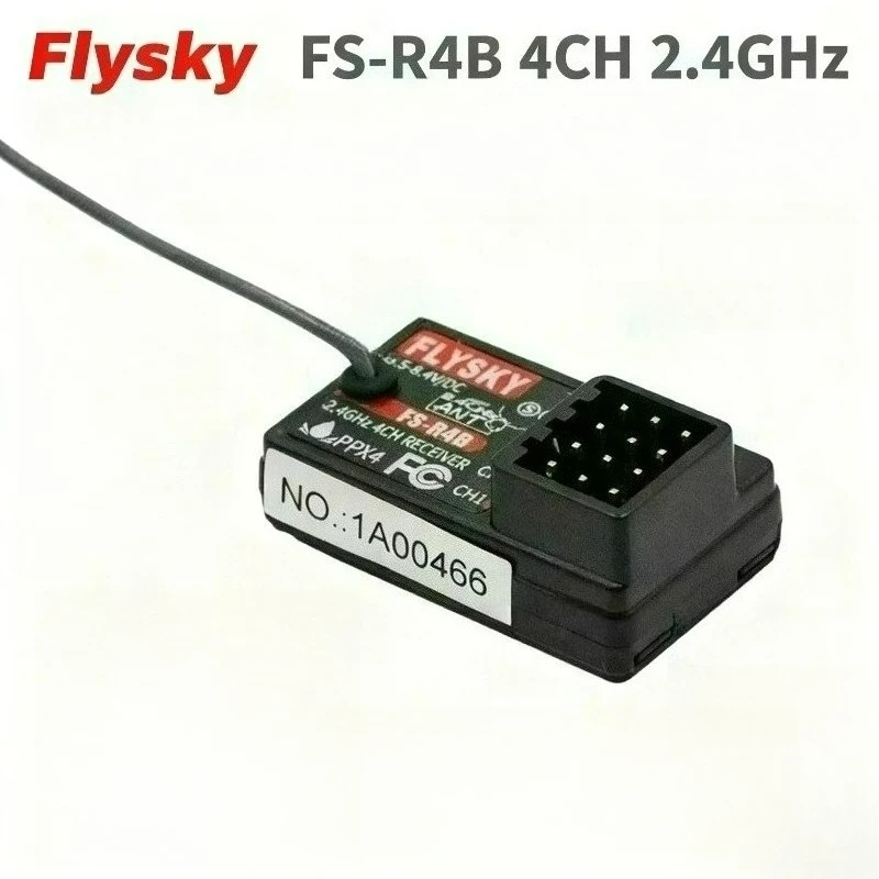 1pcs new Flysky FS-R4B 4CH 2.4GHz ANT PWM Protocol Output Single Antenna Receiver for Transmitter Car Boat