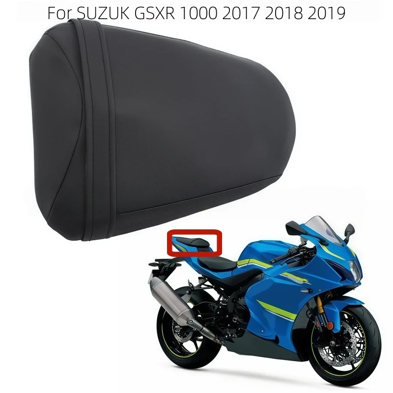 Motorcycle Rear Passenger Pillion Seat Cushion Rear passenger seat accessories For SUZUK GSXR 1000 GSXR1000 2017 2018 2019