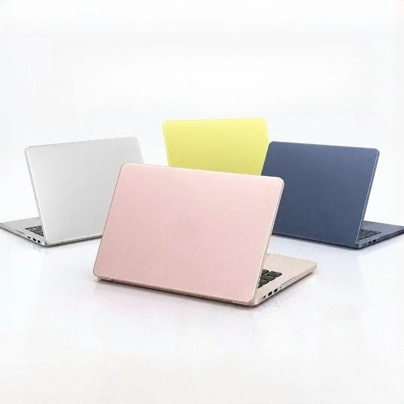 Für Macbook Neo Hülle 2026 13 Zoll A3403 Kristallmatte Harte Laptop-Abdeckung Transparent Schwarz Blush Indigo Zitrusgelb Schutzgehäuse